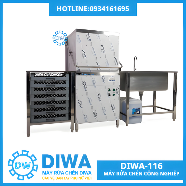 MÁY RỬA BÁT HOODTYPE DW-116
